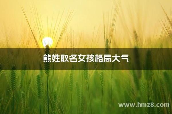 熊姓女孩名字大全-熊姓女孩起名字大全-熊姓名字大全姓名