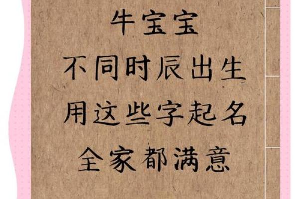晚上出生的属牛男孩取名技巧大全姓名