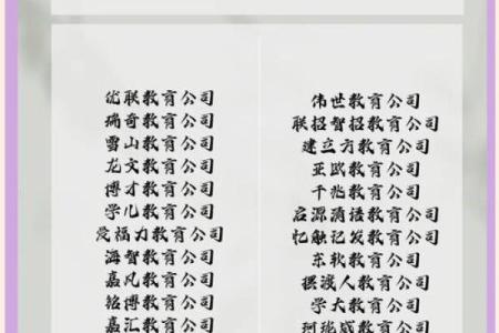 教育类公司起名大全-名字大全-姓名学-华易算命网姓名