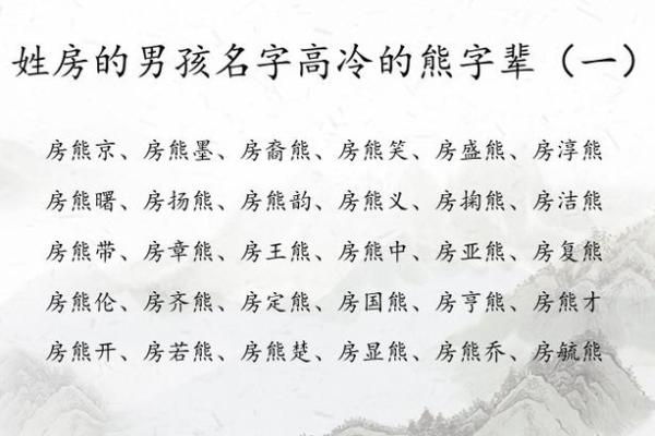熊姓男孩名字大全-熊姓男孩起名字大全-熊姓名字大全姓名