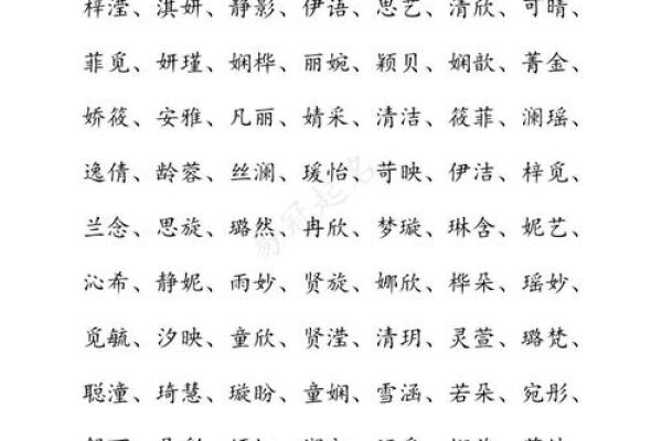 女孩起名常用字-姓名学-华易算命网姓名